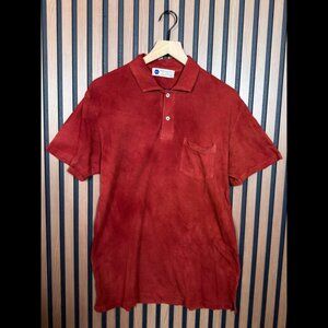 Industry of all Nations Polo Shirt Medium Mens 100% Cotton Pocket Collared